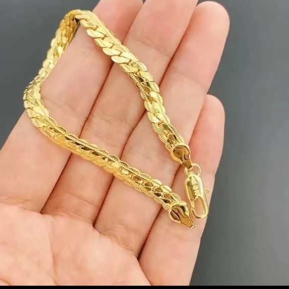 None Jewelry - 18K Gold plated adjustable Bracelet for Women